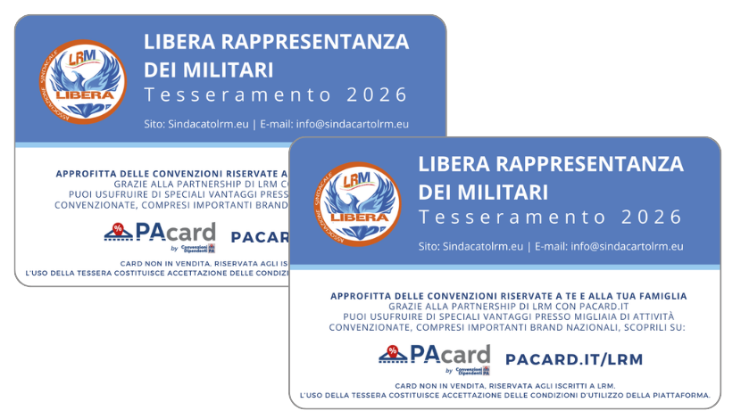 La card PACARD riservata a lrm